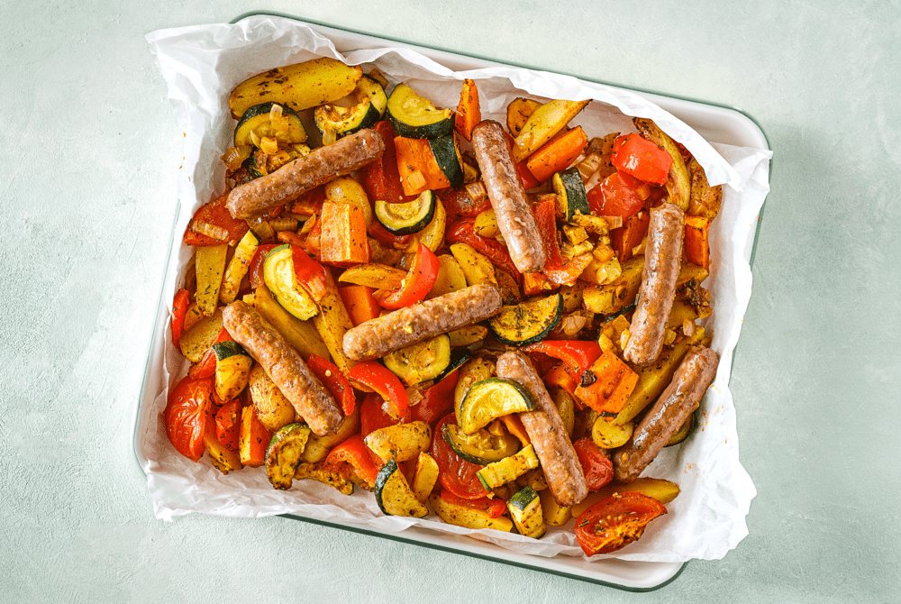 Chipolata traybake